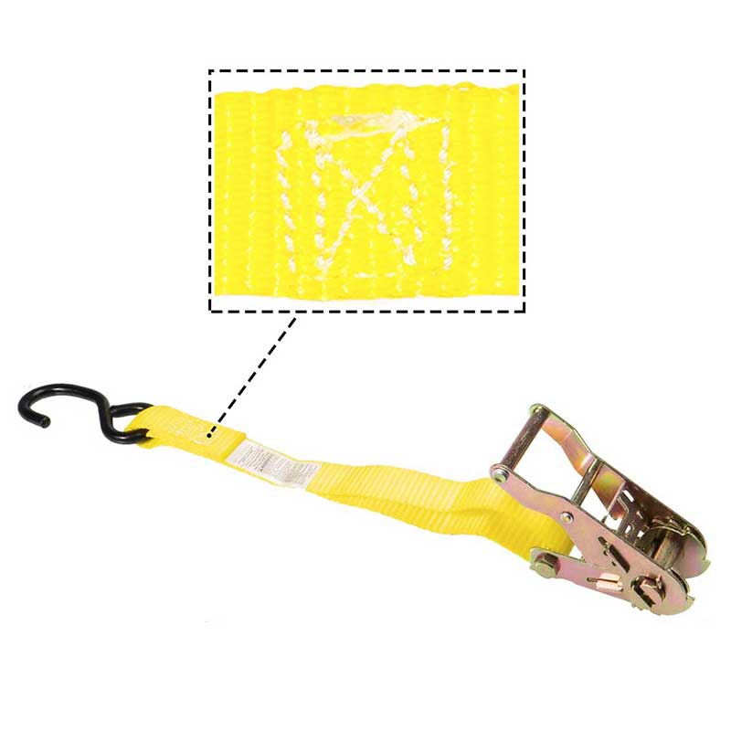 공장 맞춤화 1'' X 15' S-후크가 있는 트럭 화물 래싱 벨트