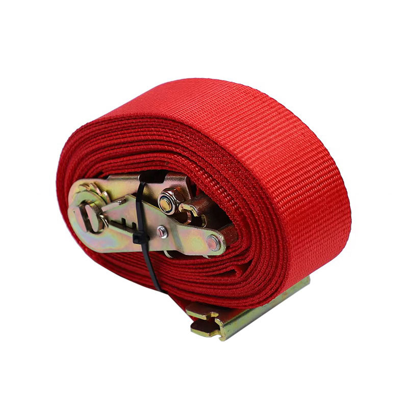 2'' X 12' 빨간색 E-트랙 래칫 스트랩