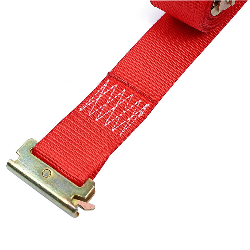 2'' X 12' 빨간색 E-트랙 래칫 스트랩
